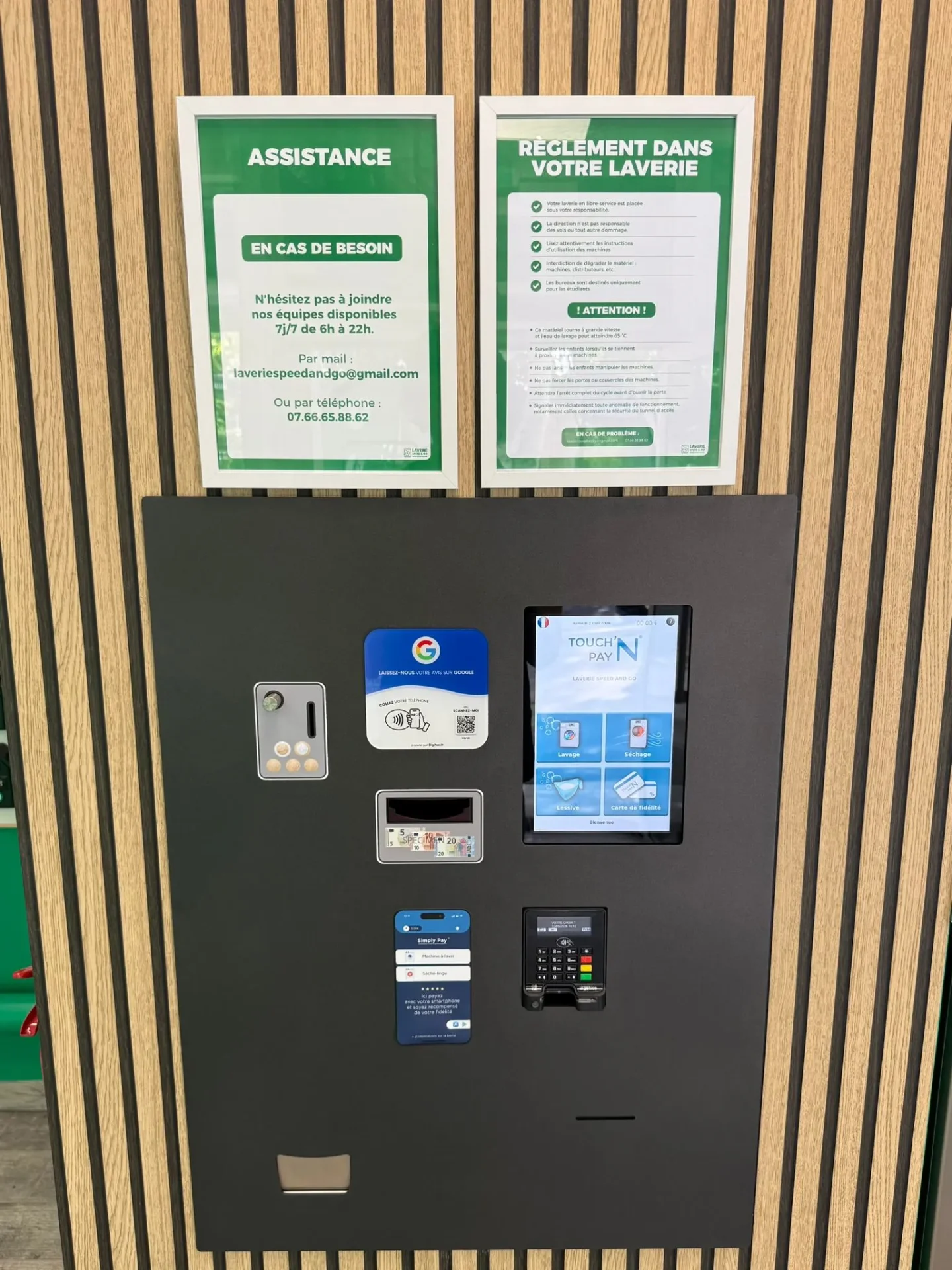 Borne de paiement Touch'N Pay